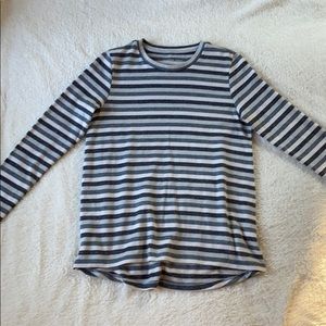 Striped long sleeve shirt